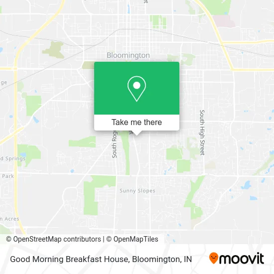 Good Morning Breakfast House map