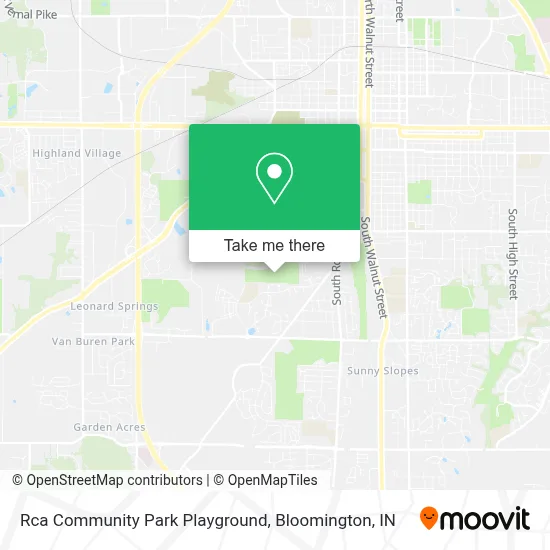 Rca Community Park Playground map