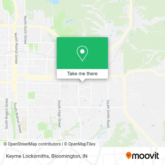 Keyme Locksmiths map