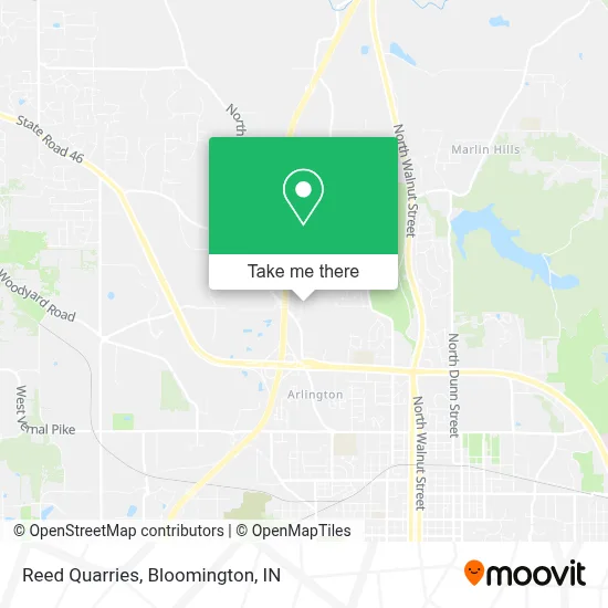 Reed Quarries map