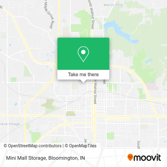 Mini Mall Storage map