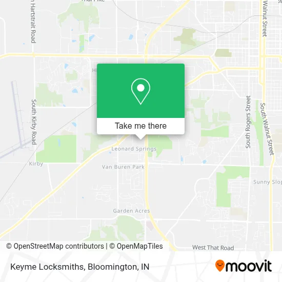 Keyme Locksmiths map