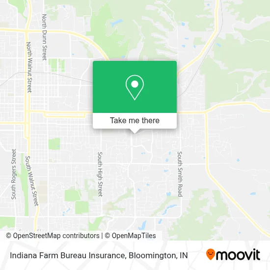 Indiana Farm Bureau Insurance map