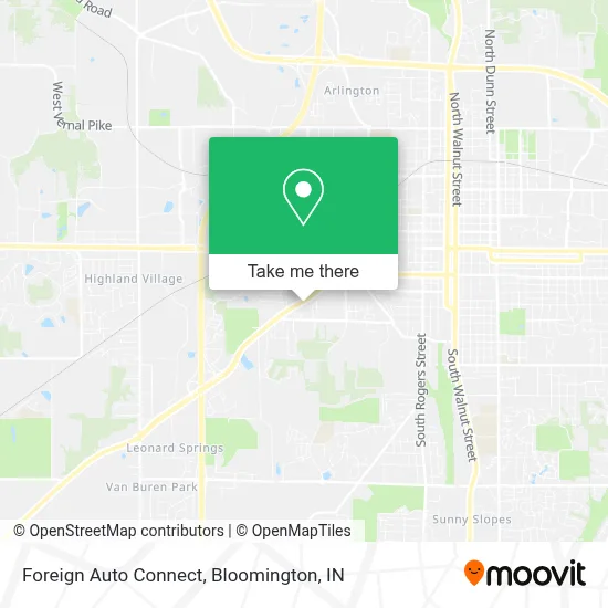 Foreign Auto Connect map