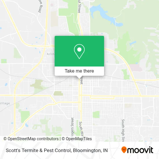 Scott's Termite & Pest Control map