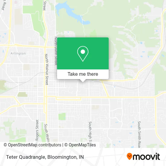Teter Quadrangle map