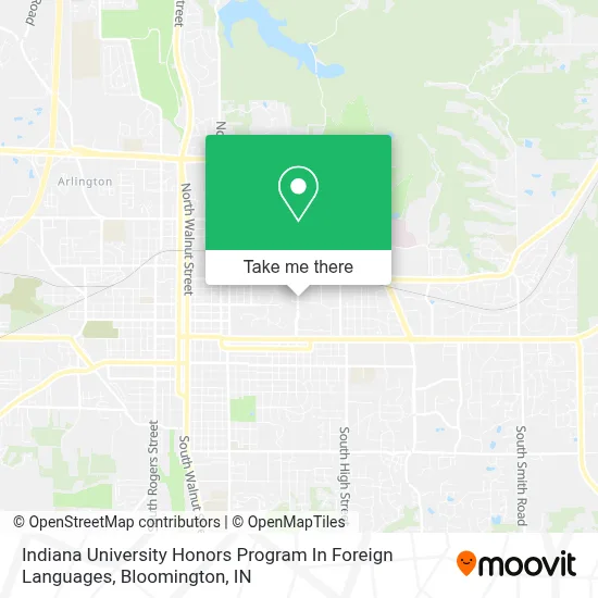 Indiana University Honors Program In Foreign Languages map