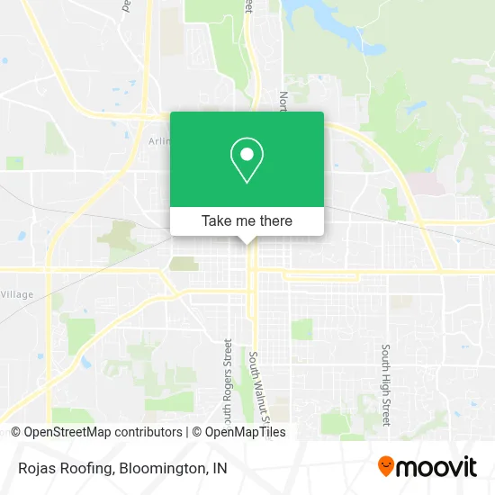 Rojas Roofing map