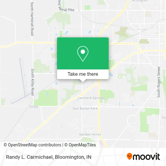 Randy L. Carmichael map