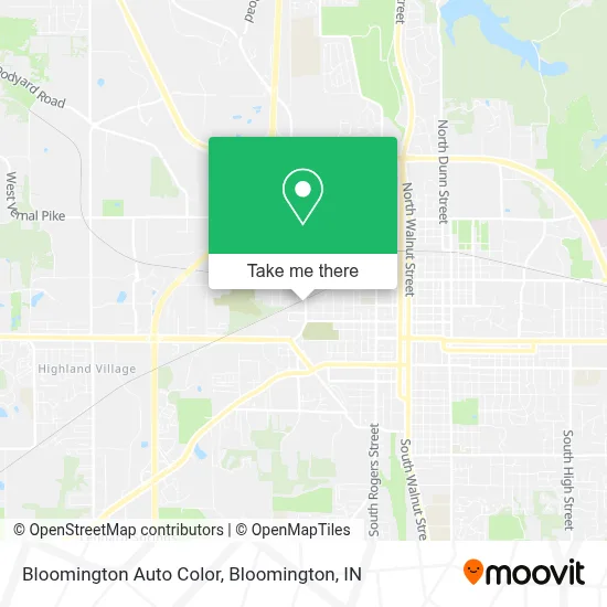 Bloomington Auto Color map