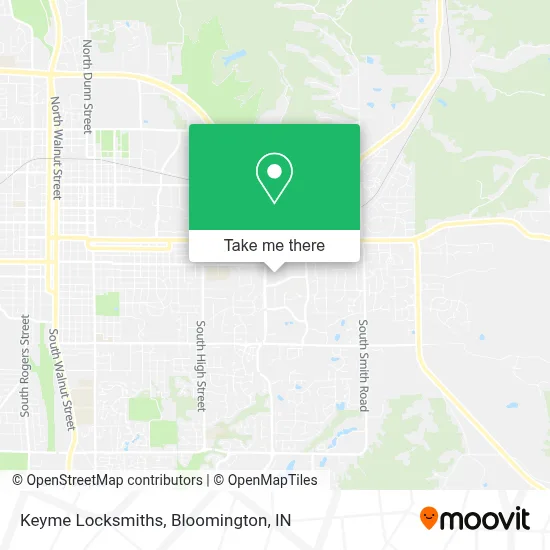 Keyme Locksmiths map