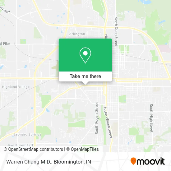 Warren Chang M.D. map