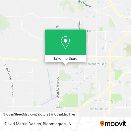 David Martin Design map