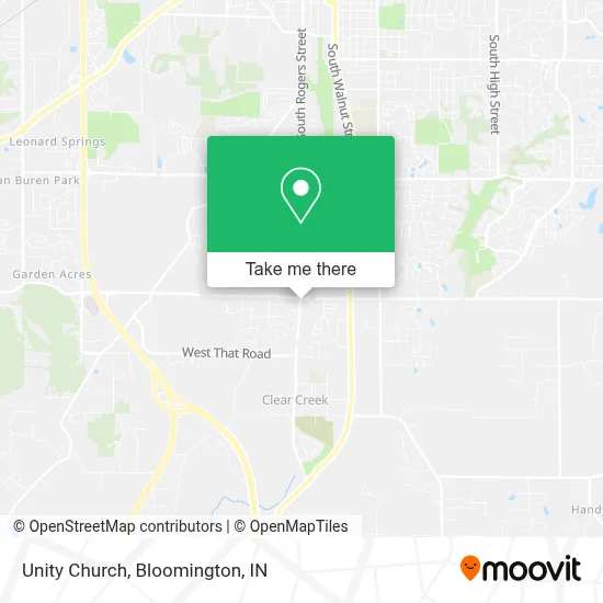 Unity Church map
