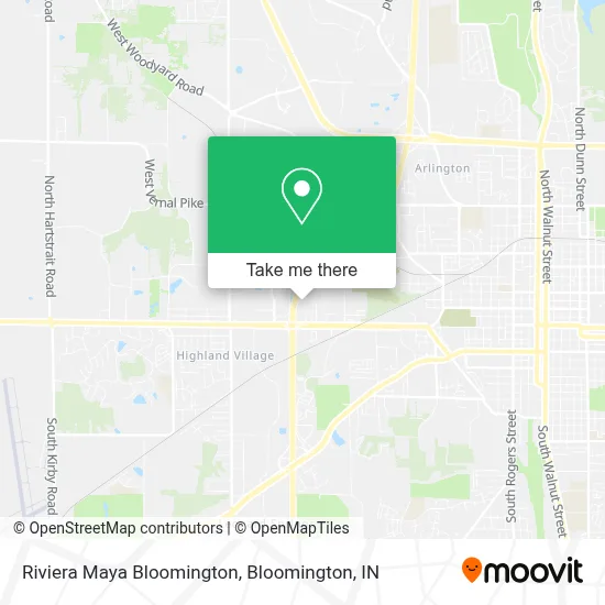 Riviera Maya Bloomington map