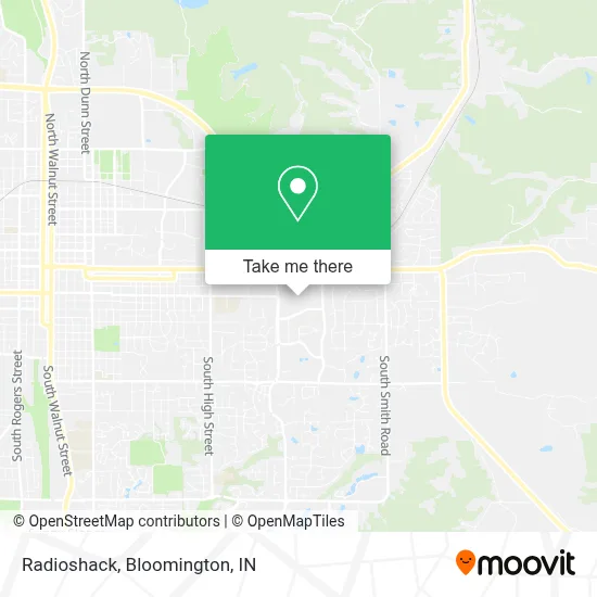 Radioshack map