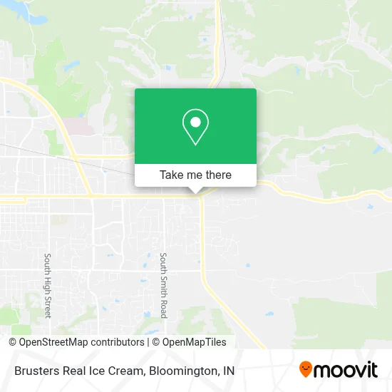 Brusters Real Ice Cream map