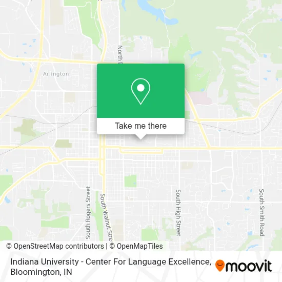 Indiana University - Center For Language Excellence map