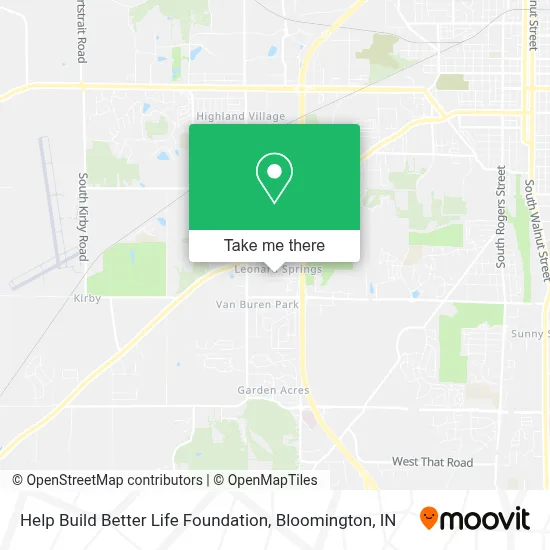 Help Build Better Life Foundation map