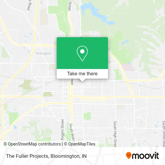 The Fuller Projects map