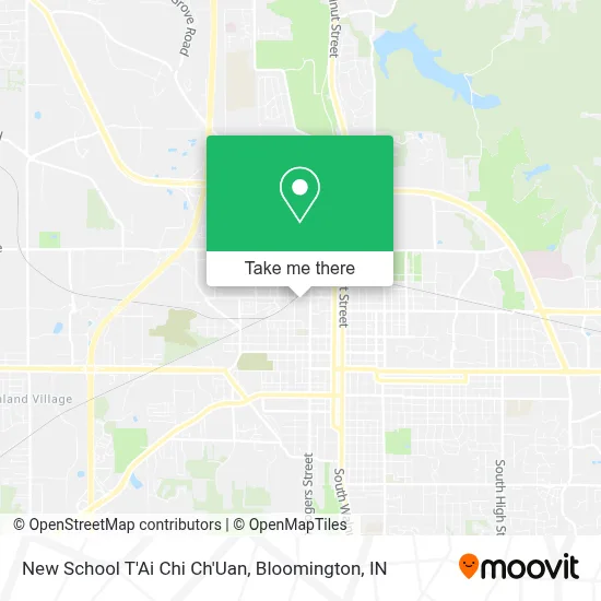 New School T'Ai Chi Ch'Uan map