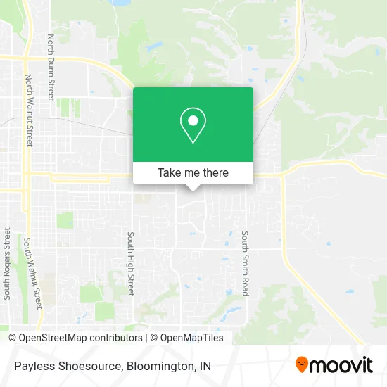 Payless Shoesource map