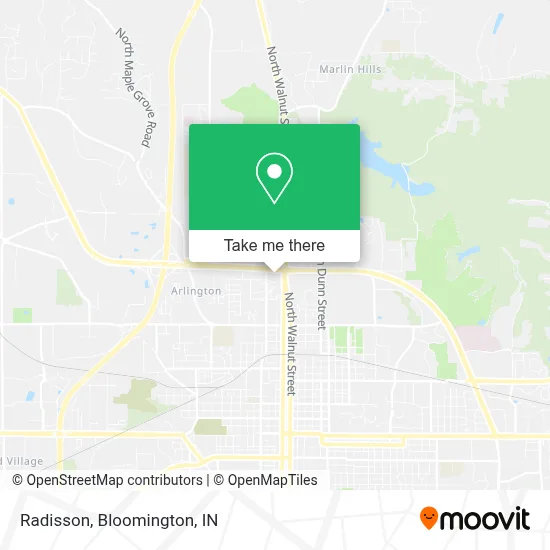 Radisson map