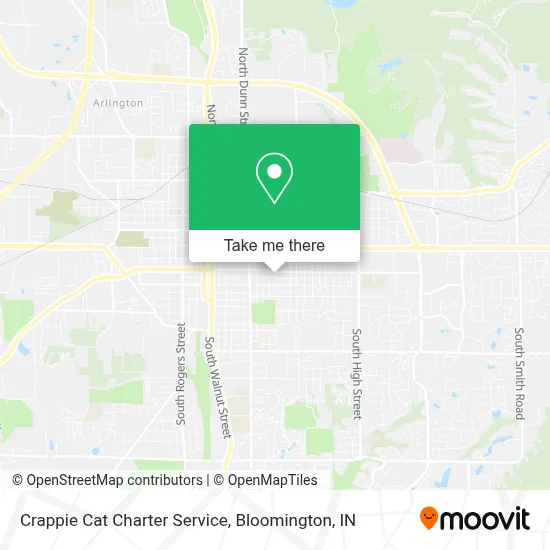Crappie Cat Charter Service map