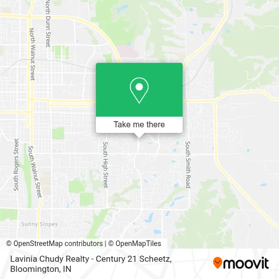 Lavinia Chudy Realty - Century 21 Scheetz map