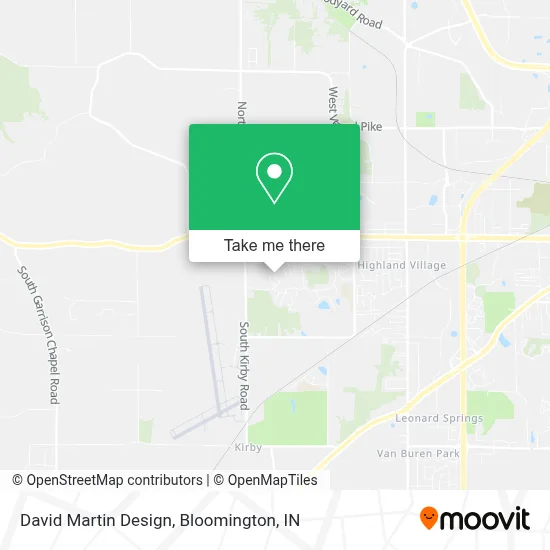 David Martin Design map