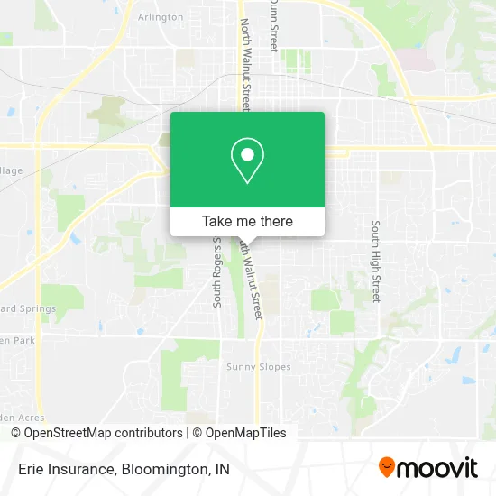 Erie Insurance map