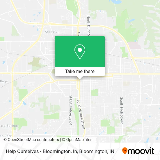 Help Ourselves - Bloomington, In map