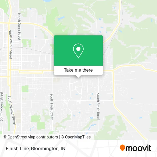 Finish Line map