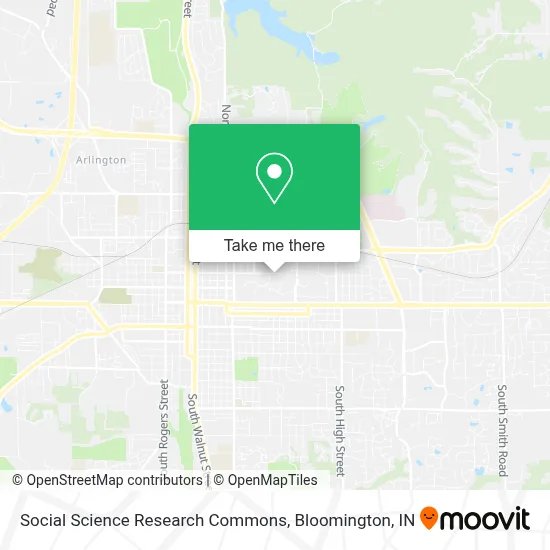 Social Science Research Commons map