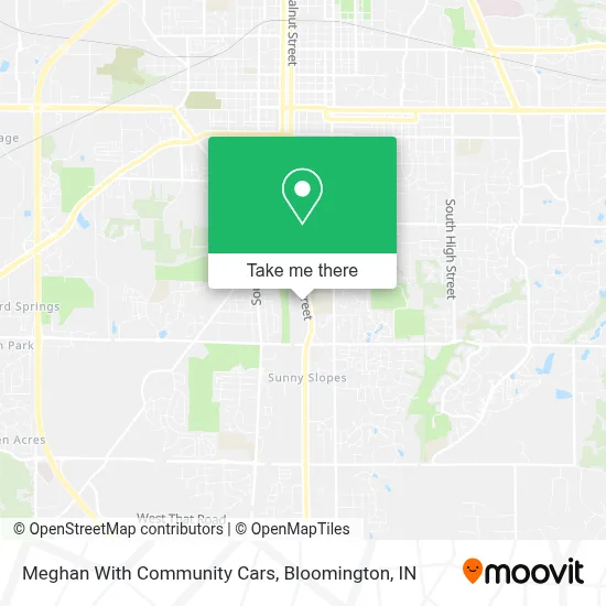 Meghan With Community Cars map