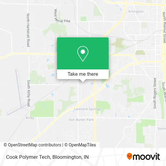Cook Polymer Tech map