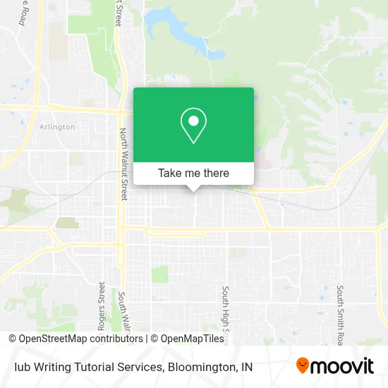 Iub Writing Tutorial Services map