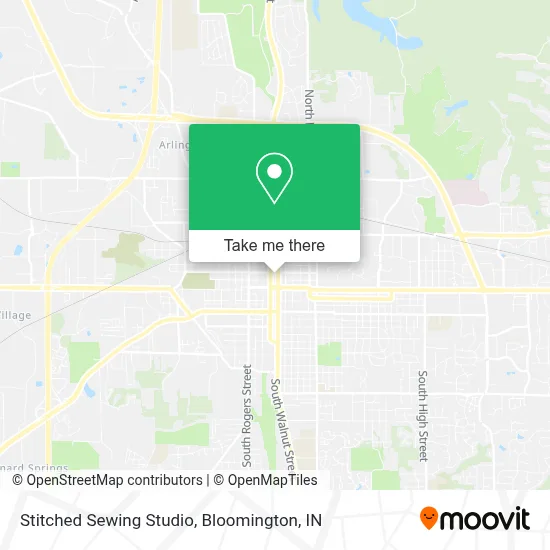 Stitched Sewing Studio map