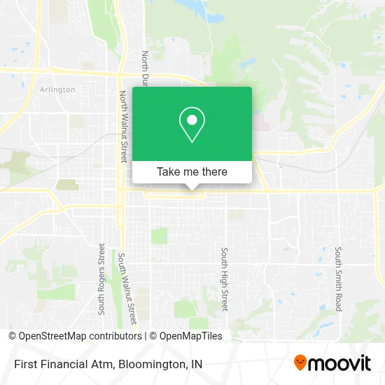 First Financial Atm map