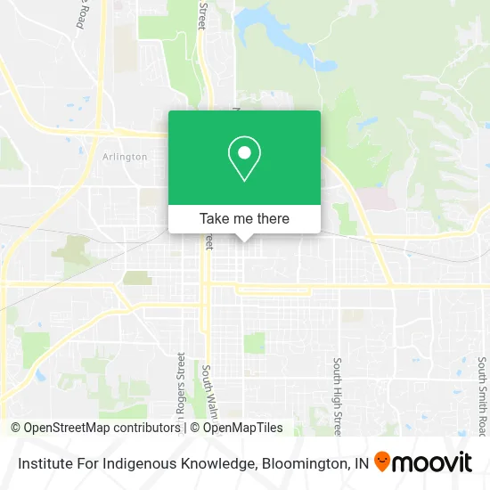 Institute For Indigenous Knowledge map