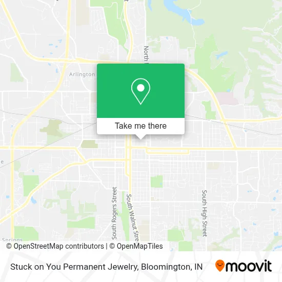 Stuck on You Permanent Jewelry map