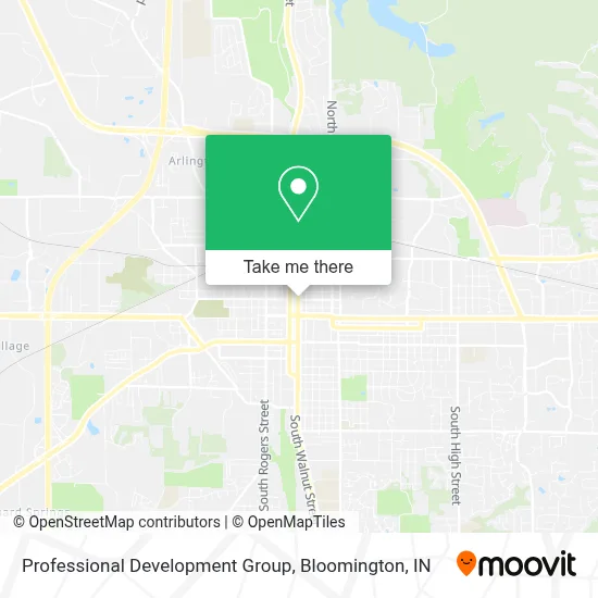 Professional Development Group map