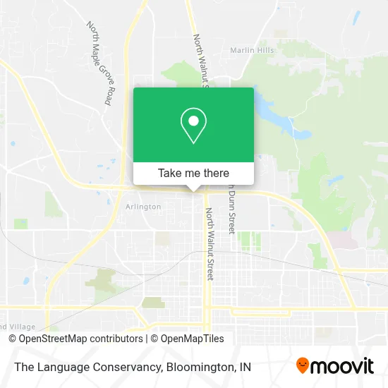The Language Conservancy map