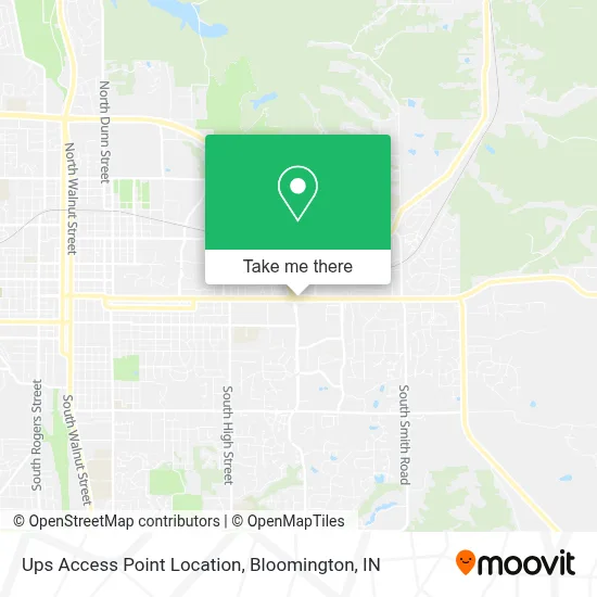 Ups Access Point Location map