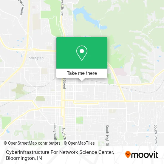 Cyberinfrastructure For Network Science Center map