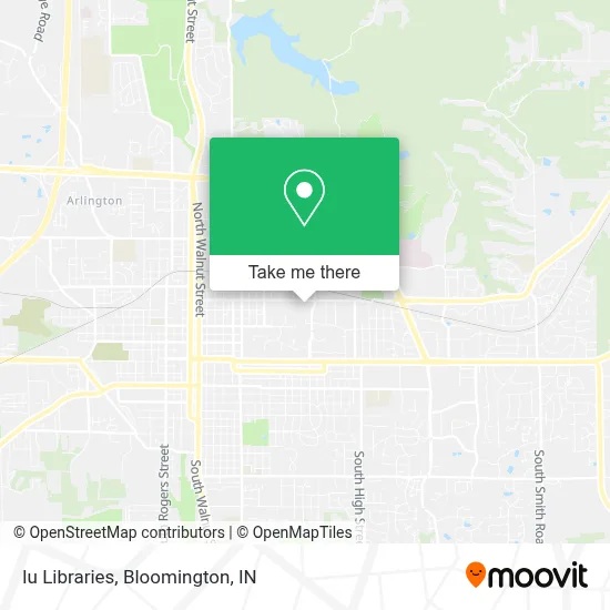Iu Libraries map
