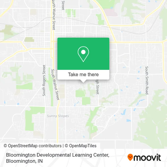 Bloomington Developmental Learning Center map