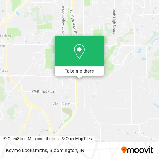 Keyme Locksmiths map
