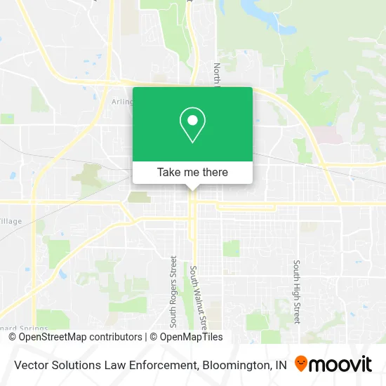 Vector Solutions Law Enforcement map