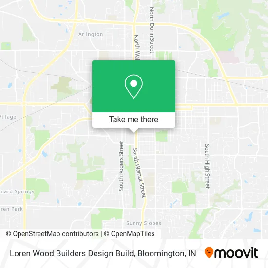 Loren Wood Builders Design Build map